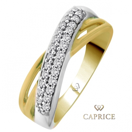 Woman diamond ring, gold, white, yellow