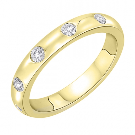sárga arany, gyémánt, gyűrű