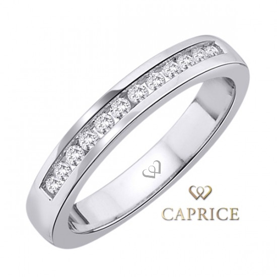 Woman diamond ring, white gold