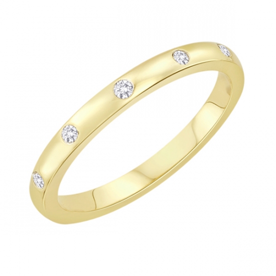 sárga arany, gyémánt, gyűrű