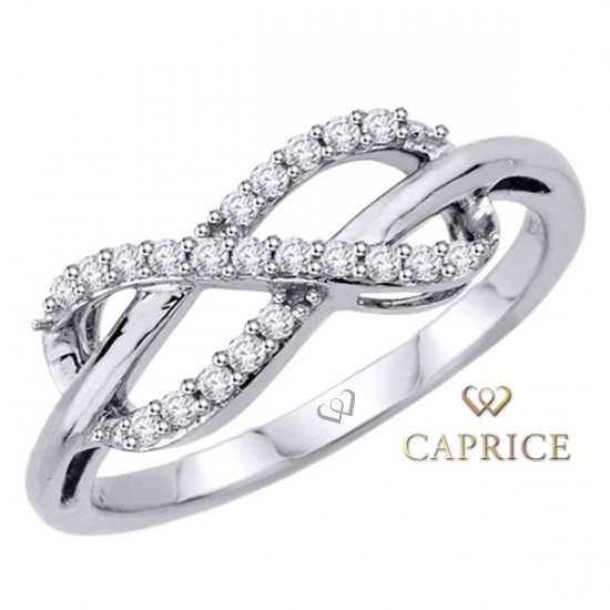 Woman diamond ring , white gold